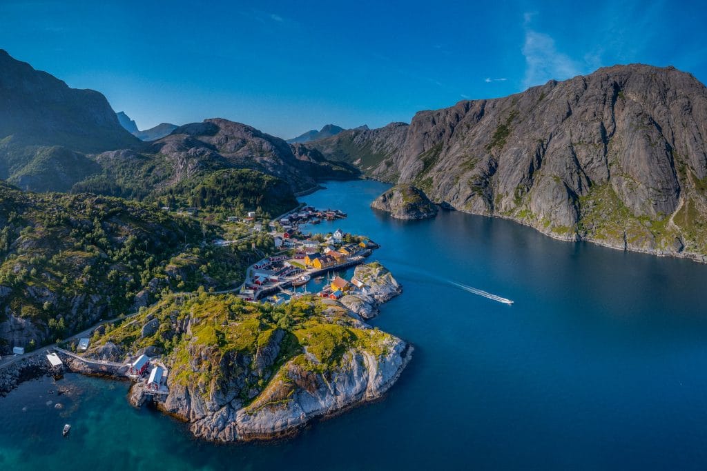 Nusfjord i Lofoten, Norge