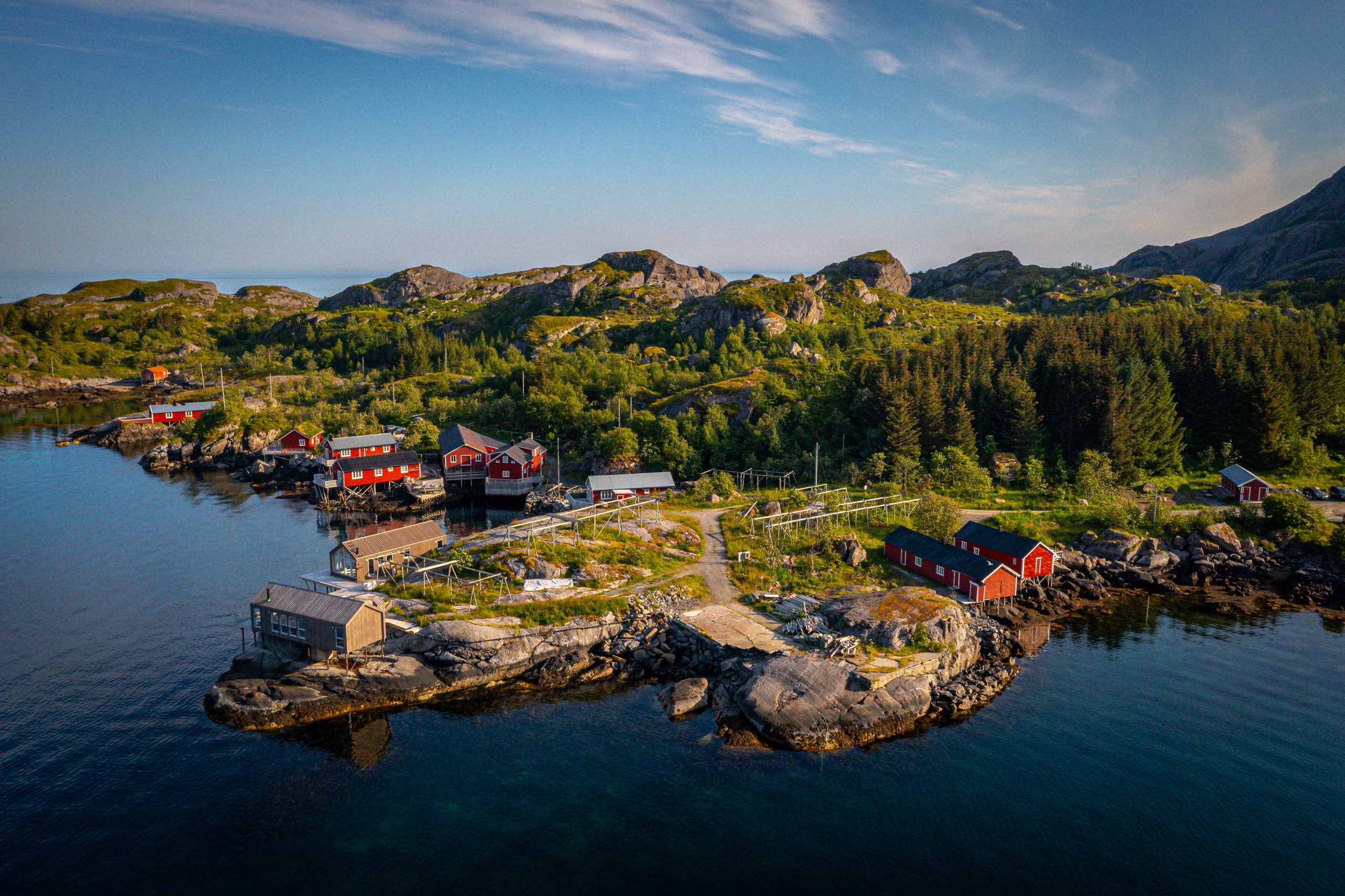 Nusfjord_LofotenCottages_Heritage_Drone_